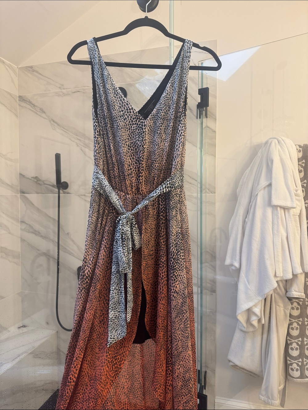 Express M High-low Animal Print Dress